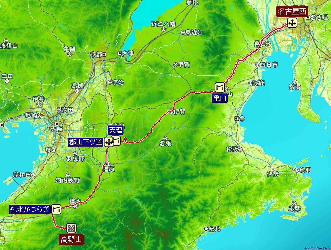 地図で解説 高野山への行き方はどれを選ぶ 電車 車 バス 飛行機を比較 Zuemaps高野山 21
