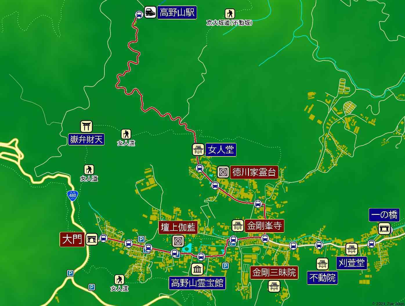 高野山観光のモデルコース Zuemaps高野山 21