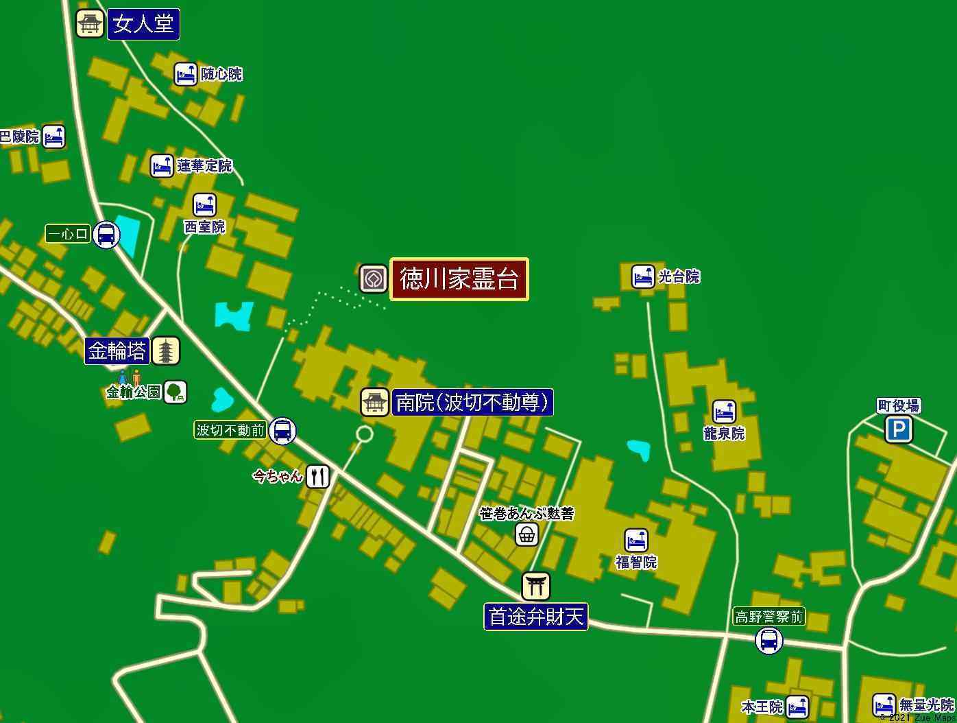 地図 徳川家霊台への行き方と拝観案内 Zuemaps高野山 21